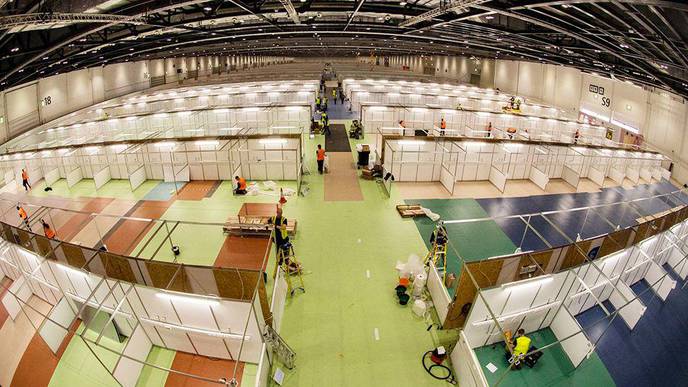 UK's Newest & Largest Hospital Facility Prepares to Open Its Doors to COVID-19 Patients