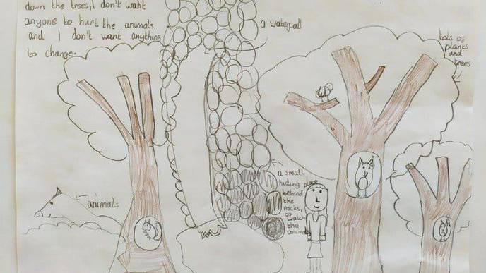 Nature Draws Out a Happy Place for Children